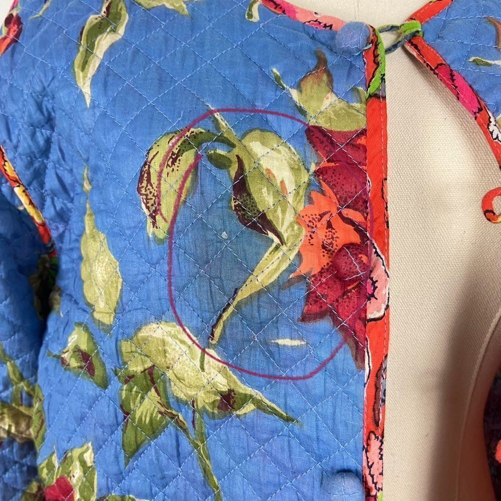 Hand Crafted Floral Multicolor Jacket - Picture 12 of 14